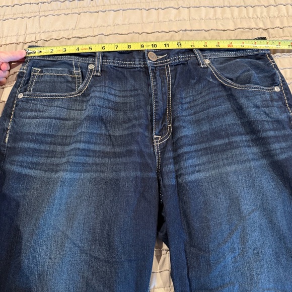 BKE Denim Men’s Tyler Relaxed Fit Bootcut Jeans 38L Long Buckle ABM4258 - Picture 6 of 8